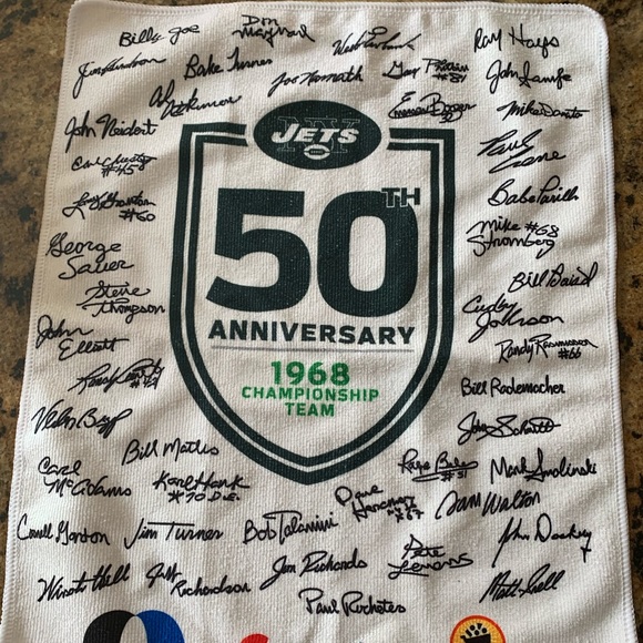 NFL Other - Jets signed mini towel